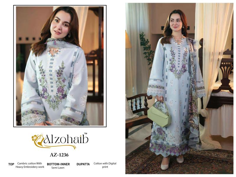 Alzohaib Az 1233 To 1237 Chiffon Dupatta actress dress up salwar suit pakistani