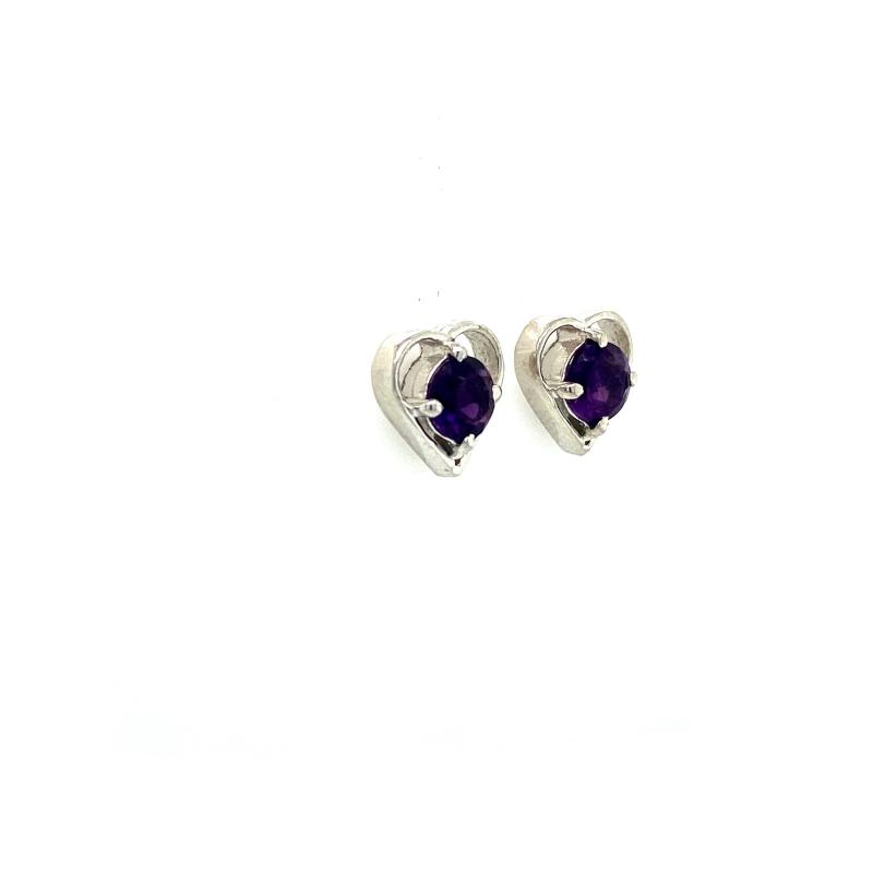 Amethyst Earring in 925 Sterling Silver KST 51112 silver jewellery set