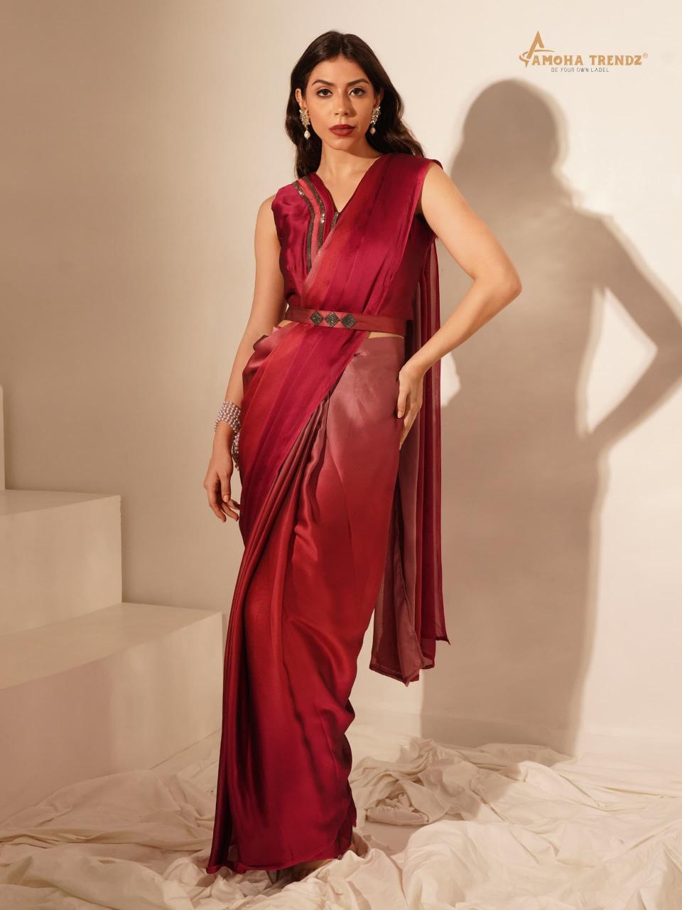 Amoha Trendz 101139 catalog one minute saree surat