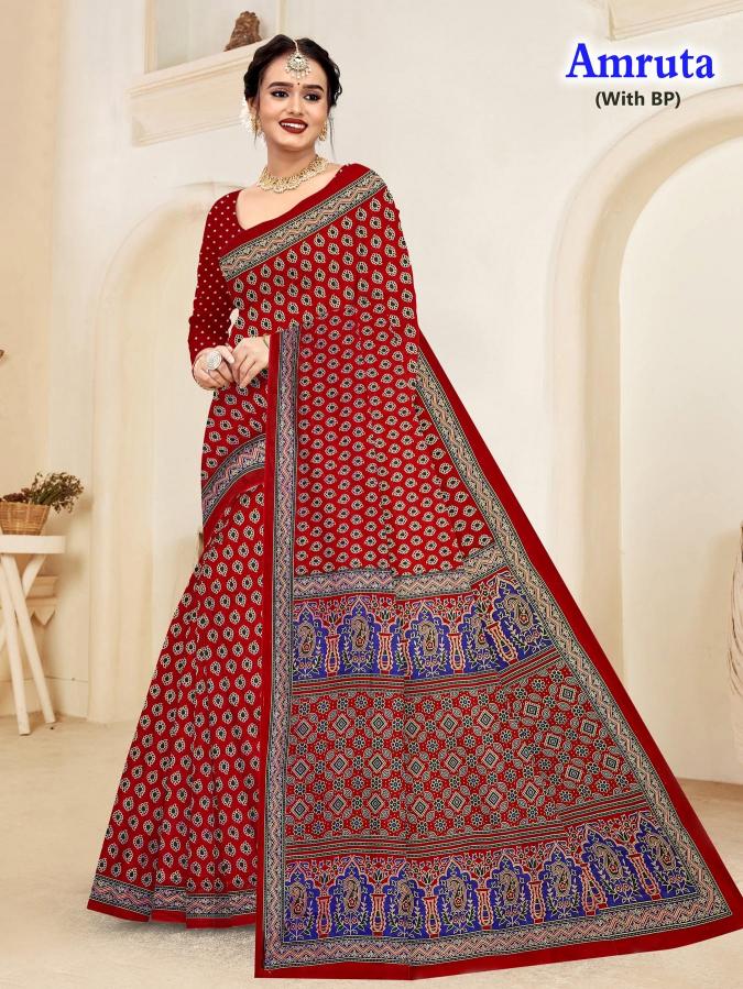 Amruta – Cotton Saree - Wholesale Catalog