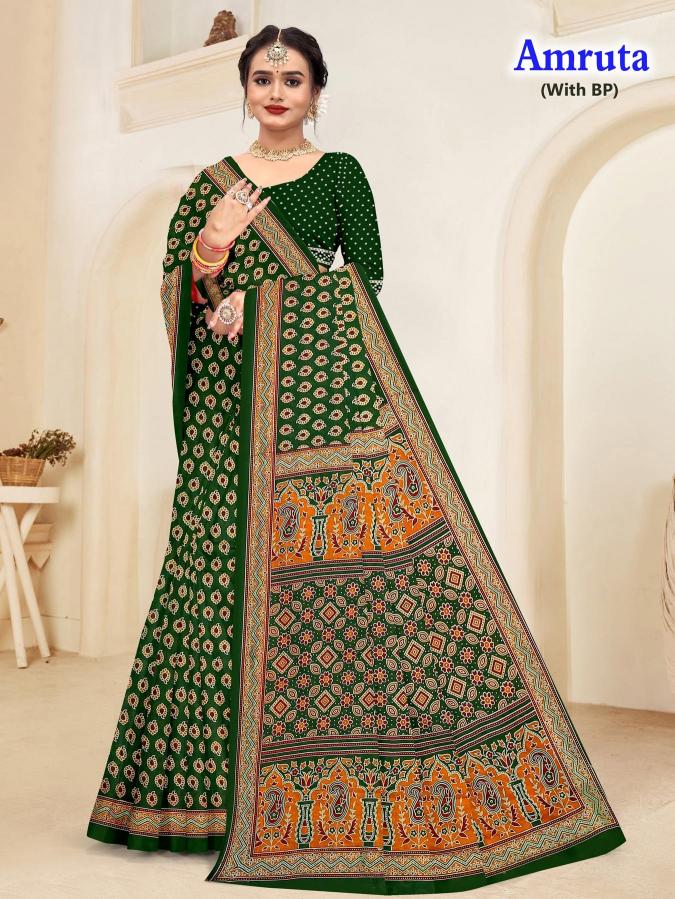 Amruta – Cotton Saree - Wholesale Catalog