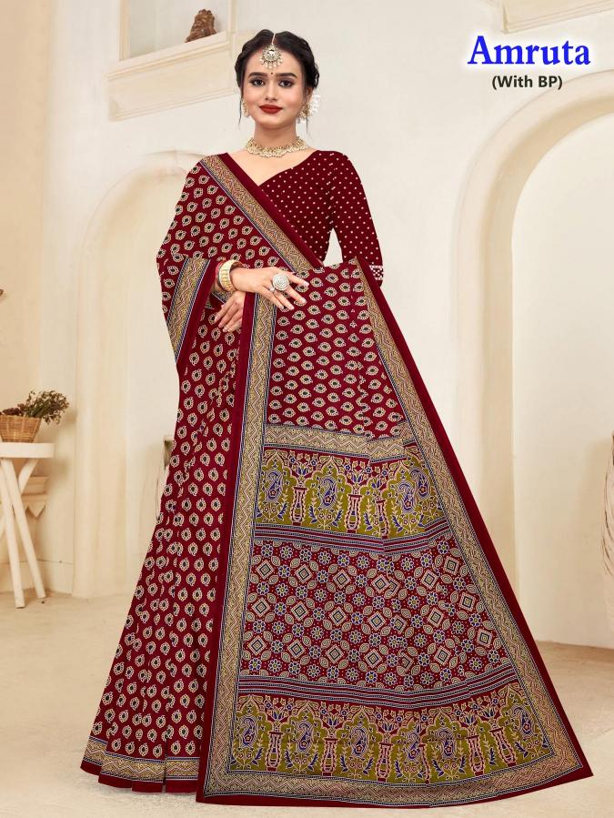 Amruta – Cotton Saree - Wholesale Catalog