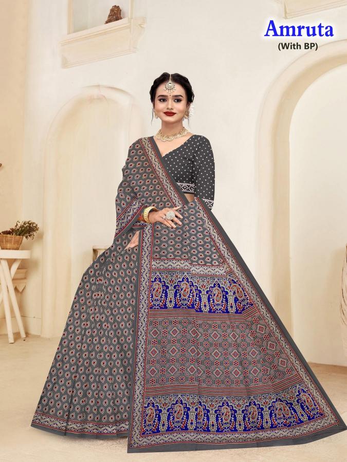 Amruta – Cotton Saree - Wholesale Catalog
