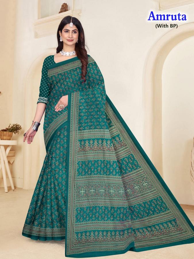 Amruta – Cotton Saree - Wholesale Catalog