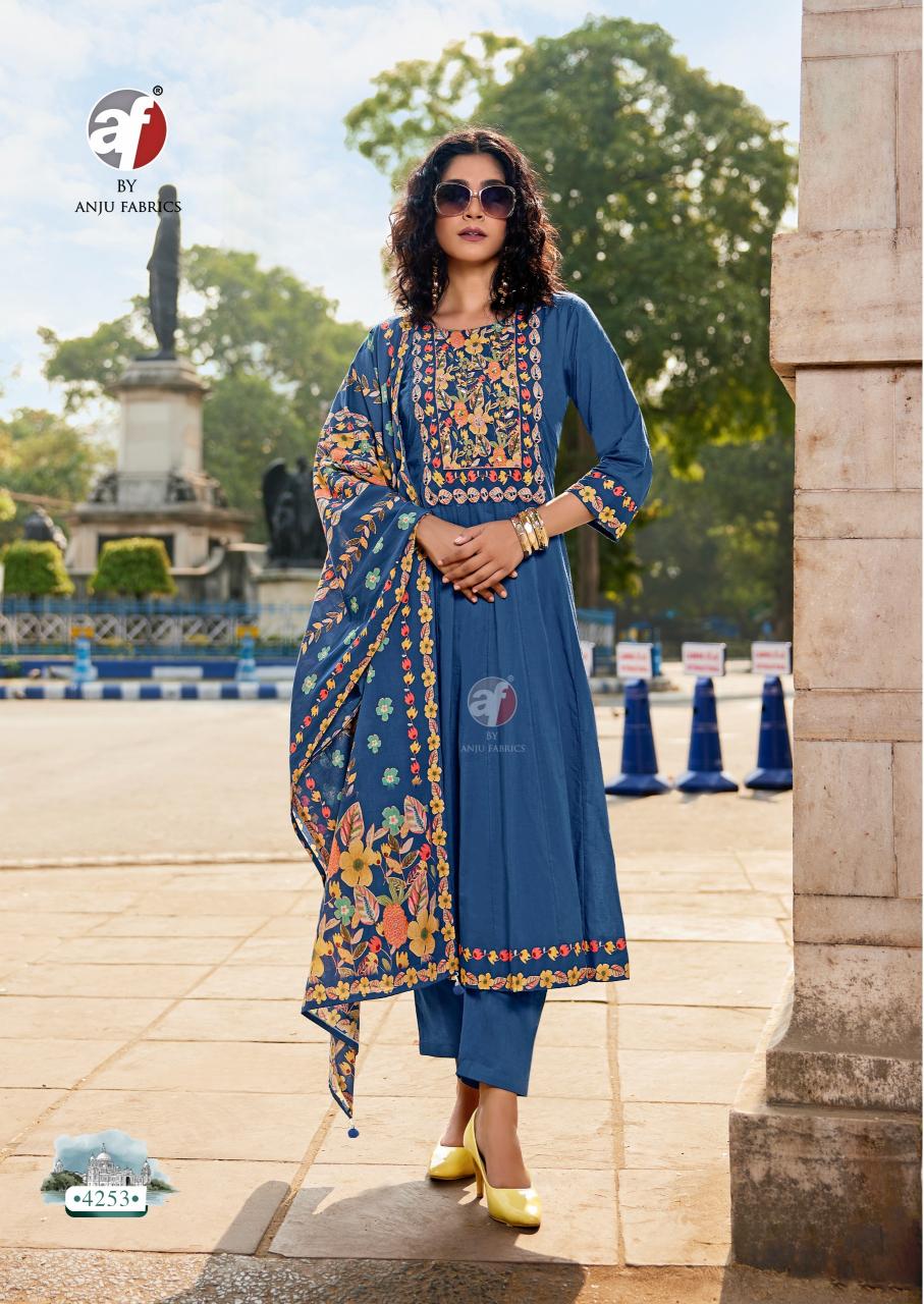 Anju Fabrics Cotton Kali catalog indian kurtis wholesale online