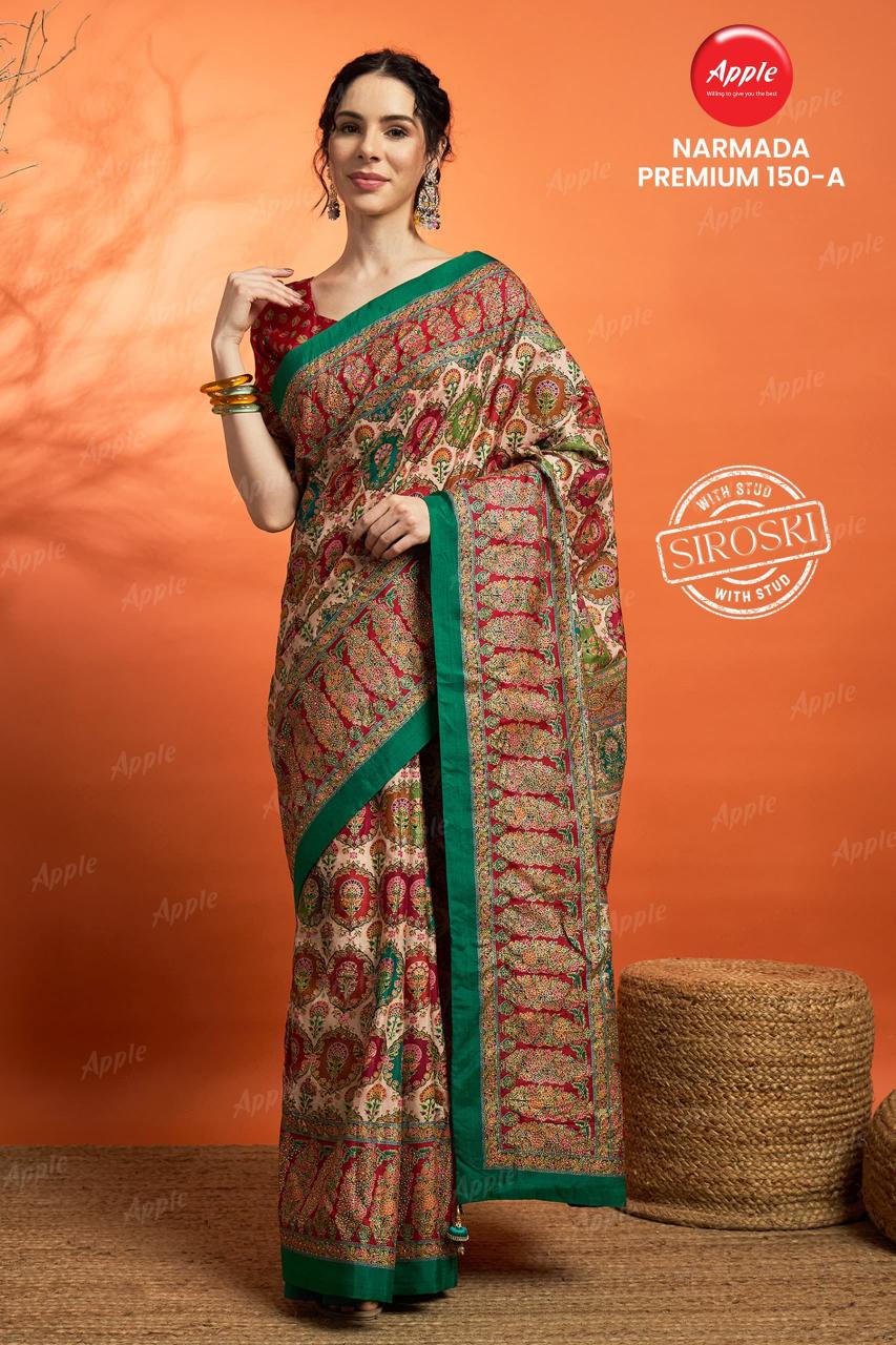 Apple Narmada premium catalog surat famous saree market