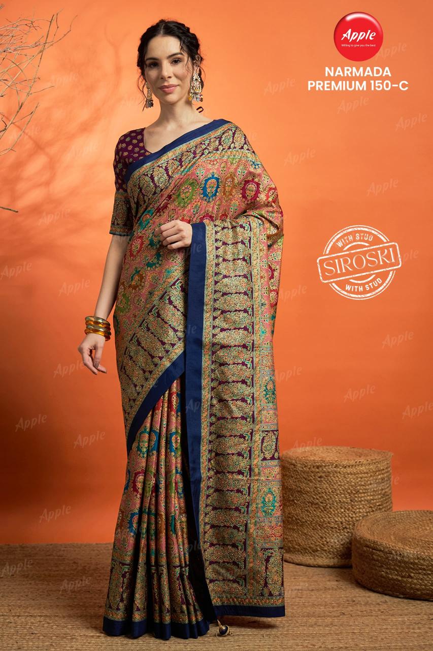 Apple Narmada premium catalog surat famous saree market