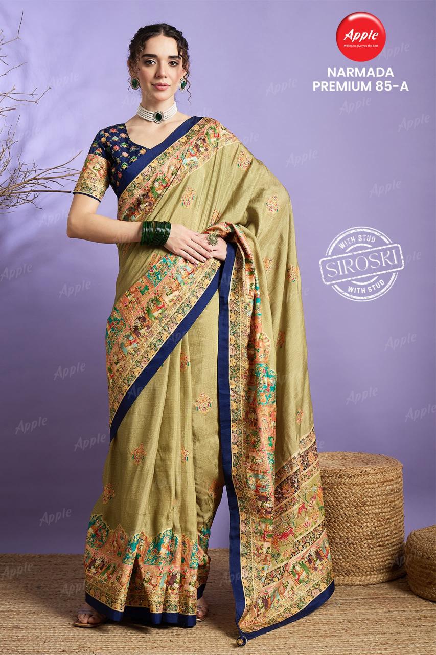 Apple Narmada premium catalog surat famous saree market