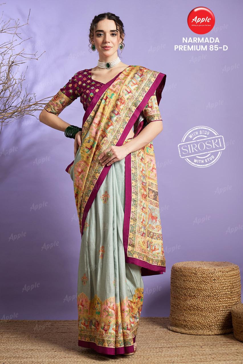 Apple Narmada premium catalog surat famous saree market
