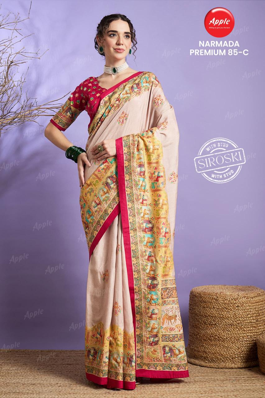 Apple Narmada premium catalog surat famous saree market