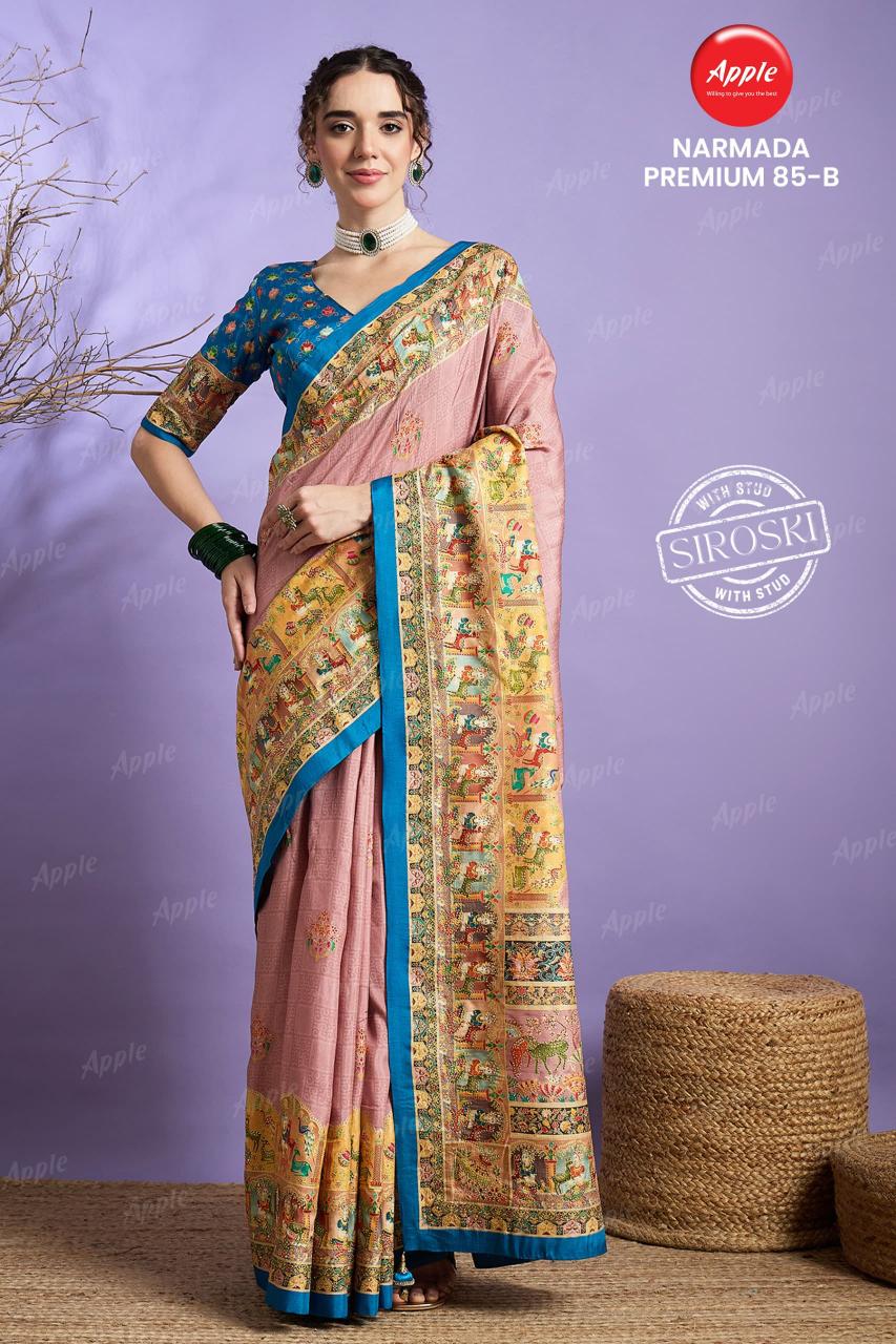 Apple Narmada premium catalog surat famous saree market