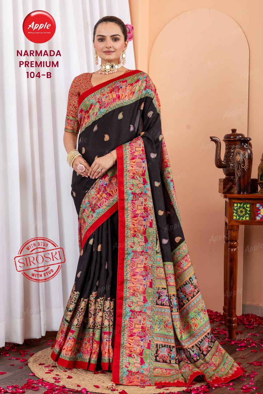 Apple Narmada premium catalog surat famous saree market