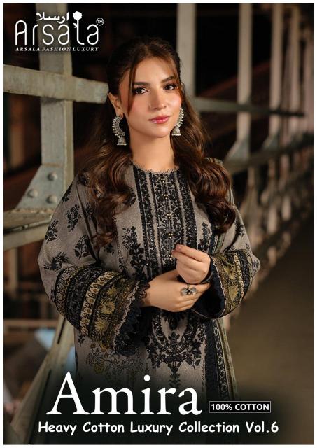 arsala Amira Vol-6 – Karachi Dress Material - Wholesale Catalog