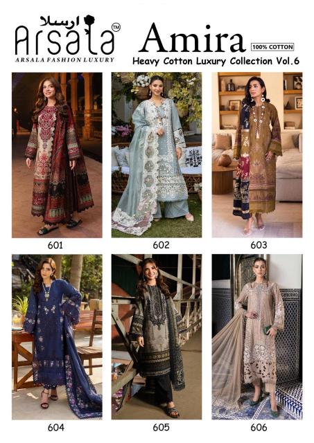 arsala Amira Vol-6 – Karachi Dress Material - Wholesale Catalog