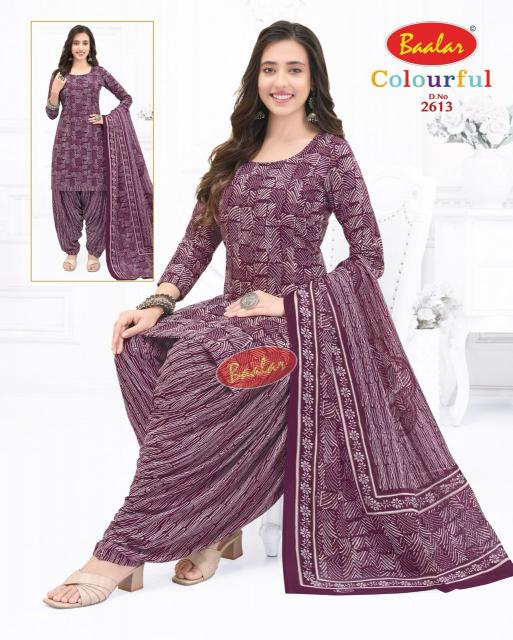 Baalar Colourful Vol-26 - Dress Material  - Wholesale Catalog