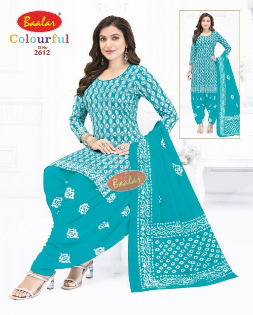Baalar Colourful Vol-26 - Dress Material  - Wholesale Catalog
