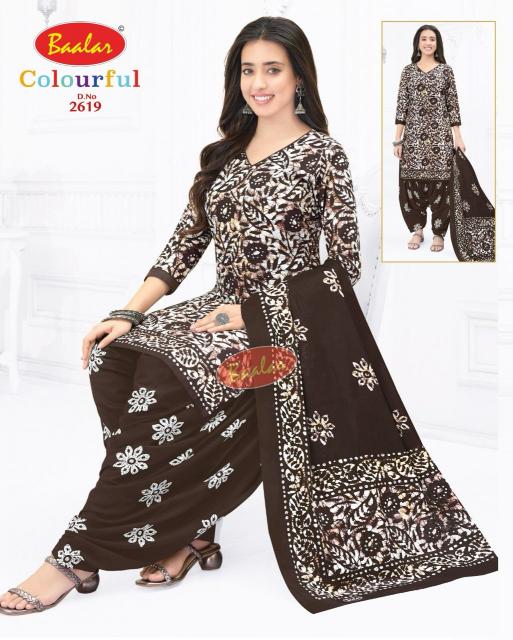 Baalar Colourful Vol-26 - Dress Material  - Wholesale Catalog