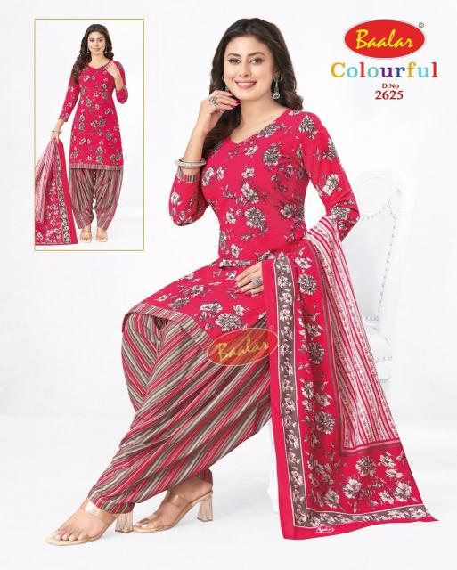 Baalar Colourful Vol-26 - Dress Material  - Wholesale Catalog