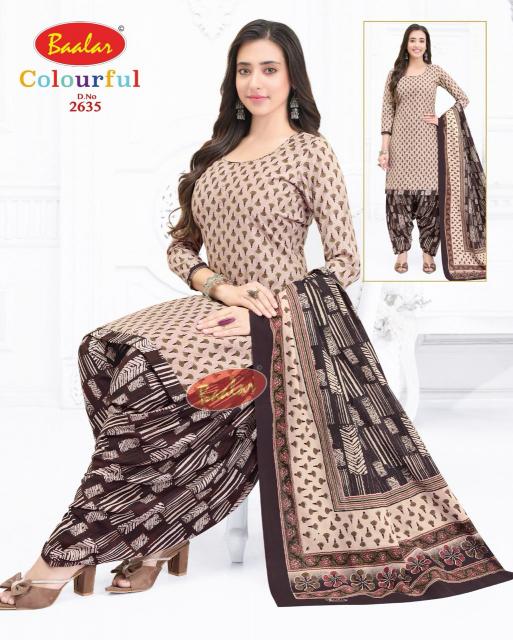 Baalar Colourful Vol-26 - Dress Material  - Wholesale Catalog