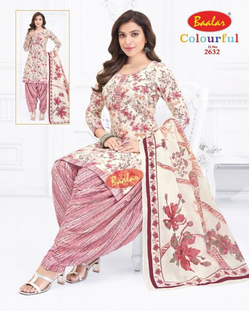 Baalar Colourful Vol-26 - Dress Material  - Wholesale Catalog