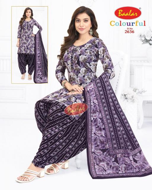 Baalar Colourful Vol-26 - Dress Material  - Wholesale Catalog