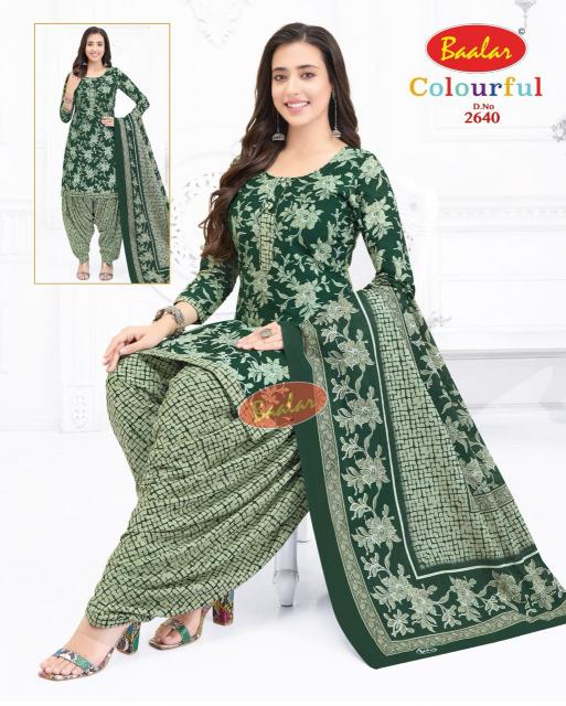 Baalar Colourful Vol-26 - Dress Material  - Wholesale Catalog