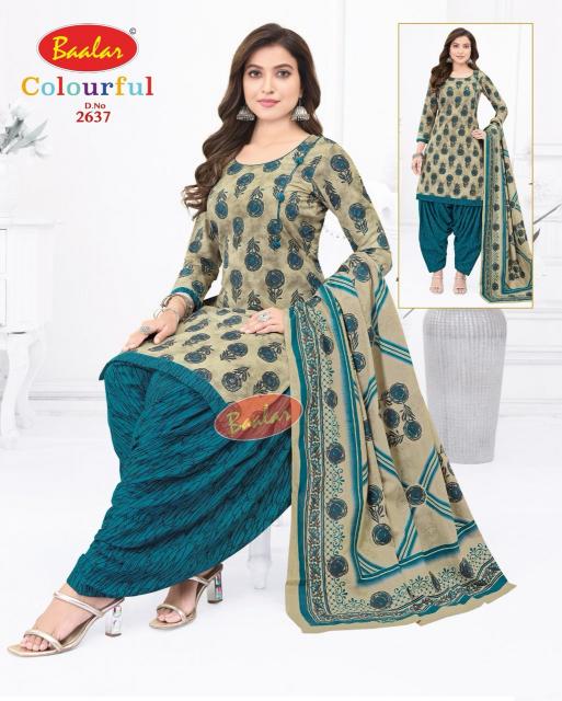Baalar Colourful Vol-26 - Dress Material  - Wholesale Catalog