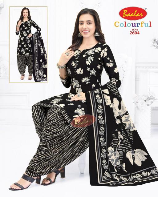 Baalar Colourful Vol-26 - Dress Material  - Wholesale Catalog