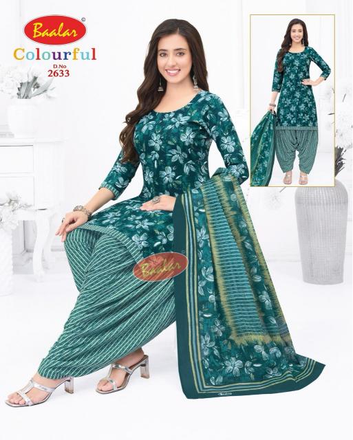 Baalar Colourful Vol-26 - Dress Material  - Wholesale Catalog