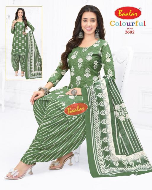 Baalar Colourful Vol-26 - Dress Material  - Wholesale Catalog
