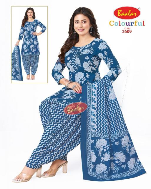 Baalar Colourful Vol-26 - Dress Material  - Wholesale Catalog