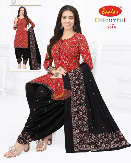 Baalar Colourful Vol-26 - Dress Material  - Wholesale Catalog