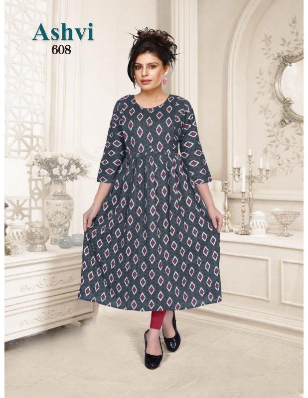 Beauty Queen Ashvi vol 6 catalog feeding kurtis india