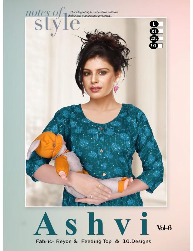 Beauty Queen Ashvi vol 6 catalog feeding kurtis india