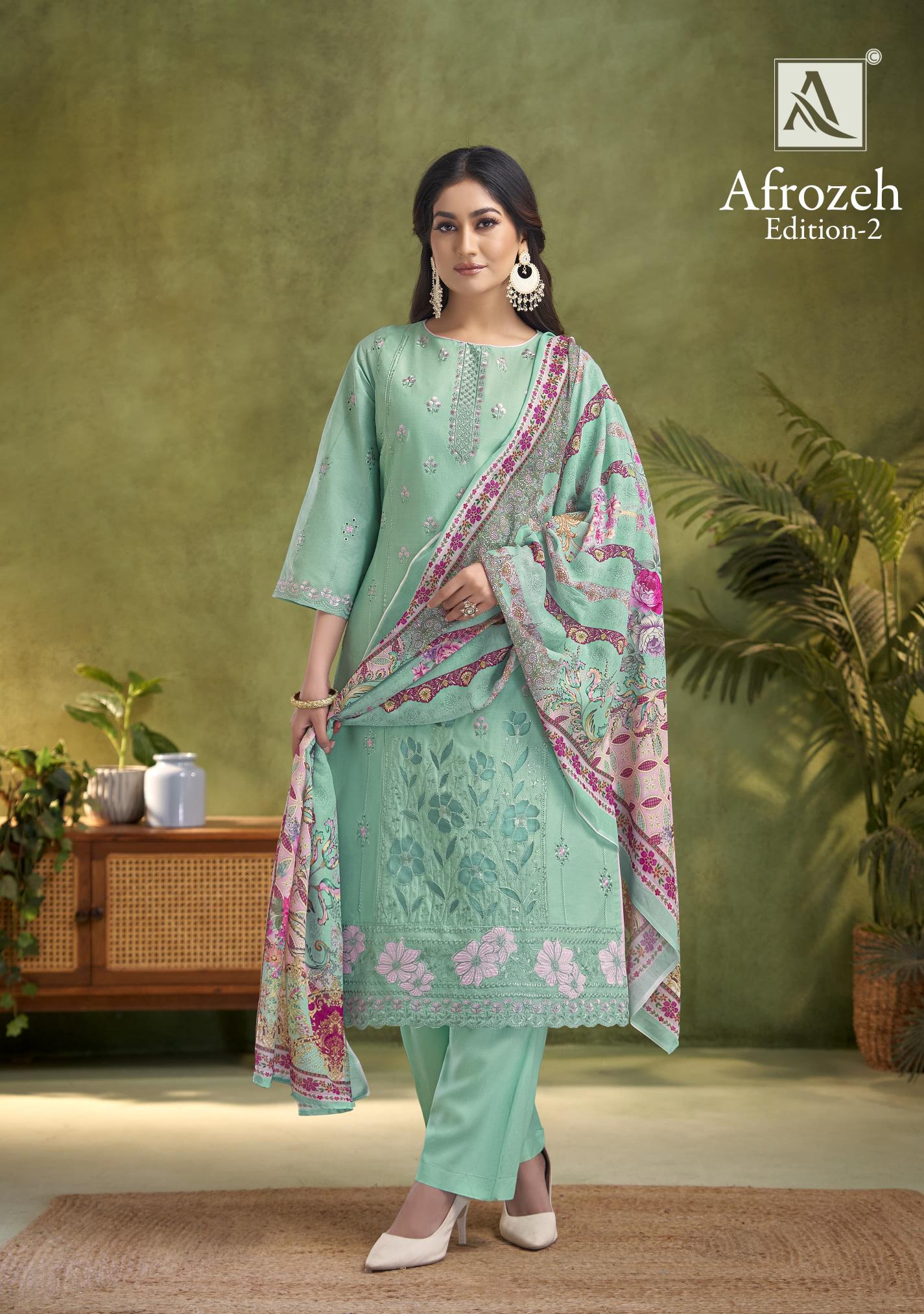 BelliZa Afrozeh vol 2 catalog wholesale dealers for dress materials in chennai
