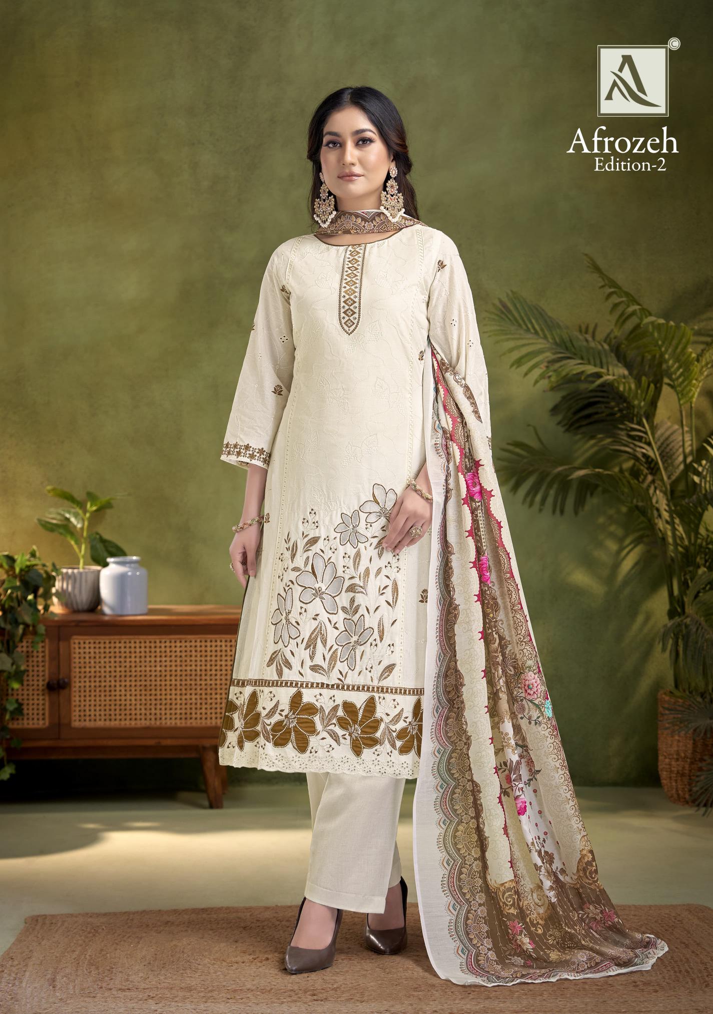 BelliZa Afrozeh vol 2 catalog wholesale dealers for dress materials in chennai