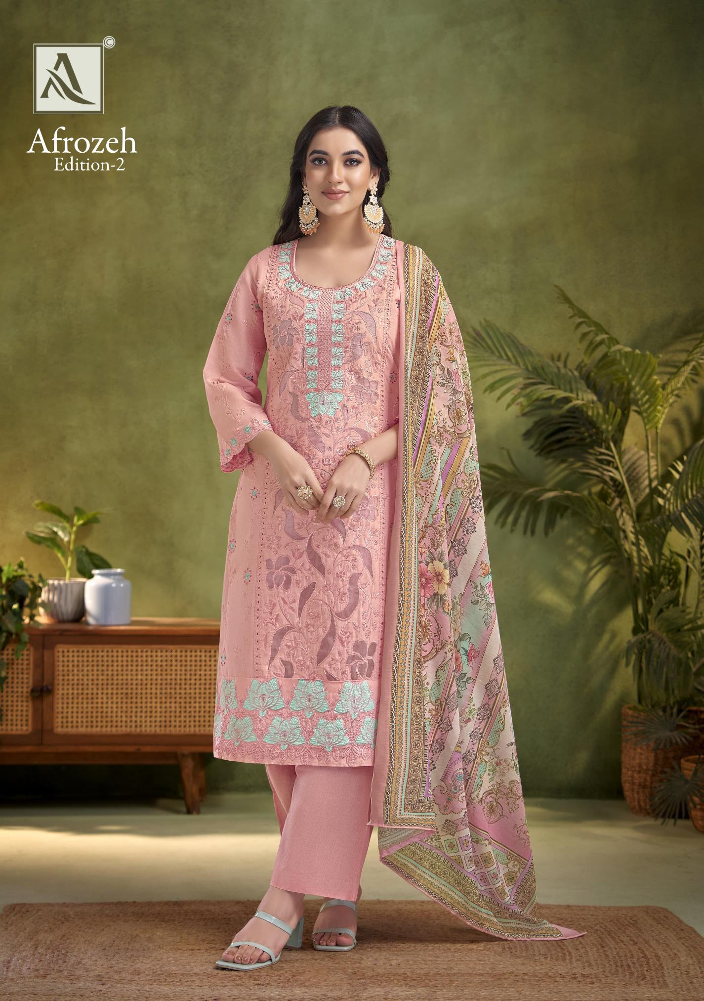 BelliZa Afrozeh vol 2 catalog wholesale dealers for dress materials in chennai