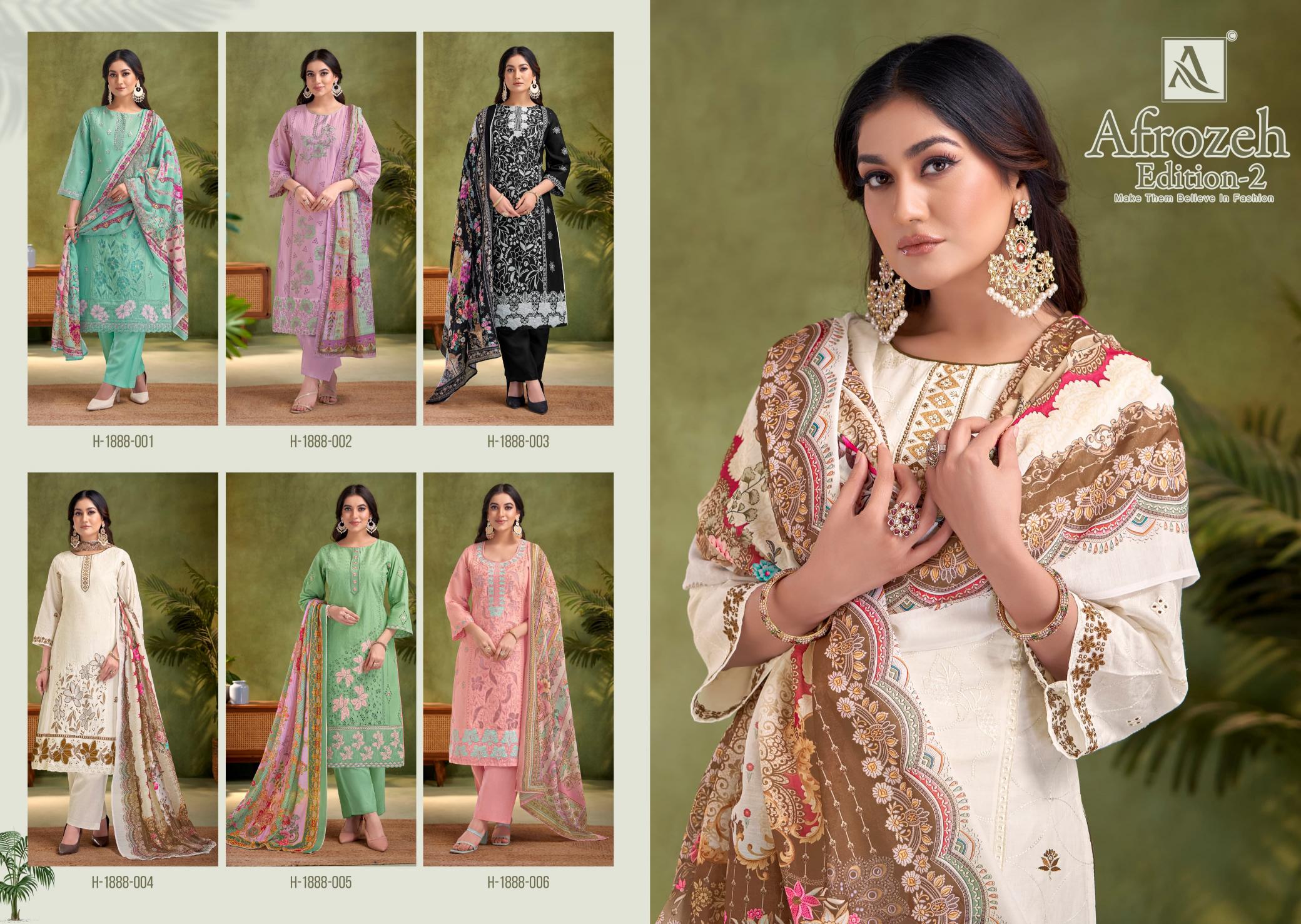 BelliZa Afrozeh vol 2 catalog wholesale dealers for dress materials in chennai