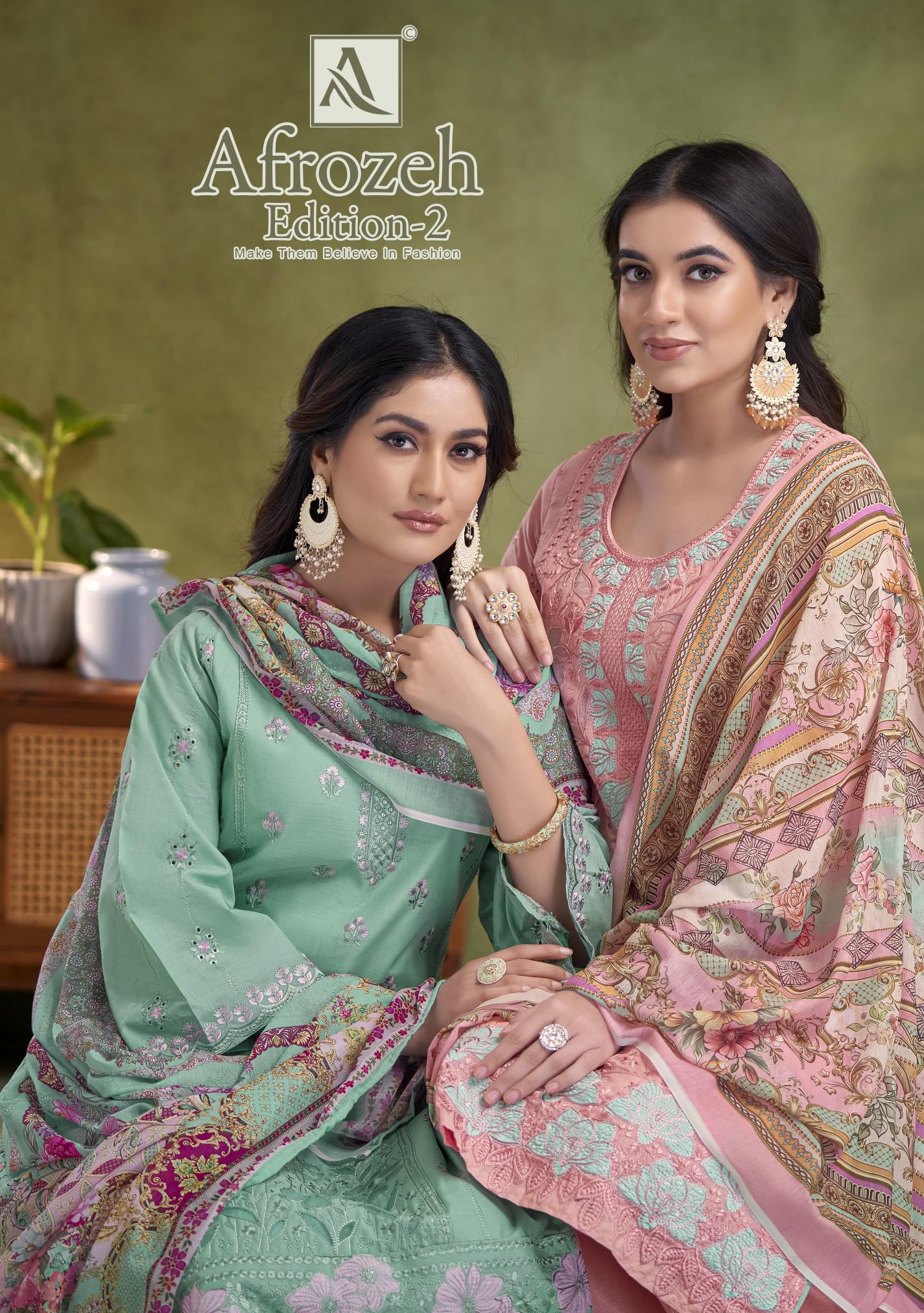 BelliZa Afrozeh vol 2 catalog wholesale dealers for dress materials in chennai