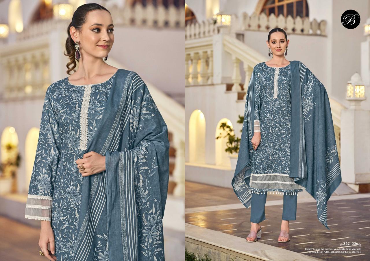 Belliza Flamingo Vol 2 Catalog cotton dress material wholesale market in surat