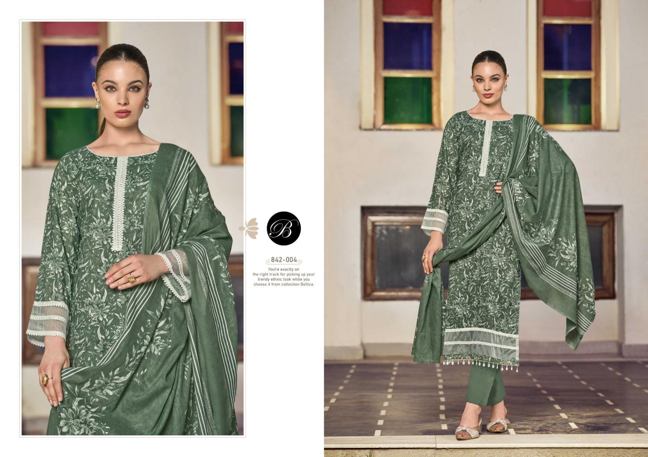 Belliza Flamingo Vol 2 Catalog cotton dress material wholesale market in surat