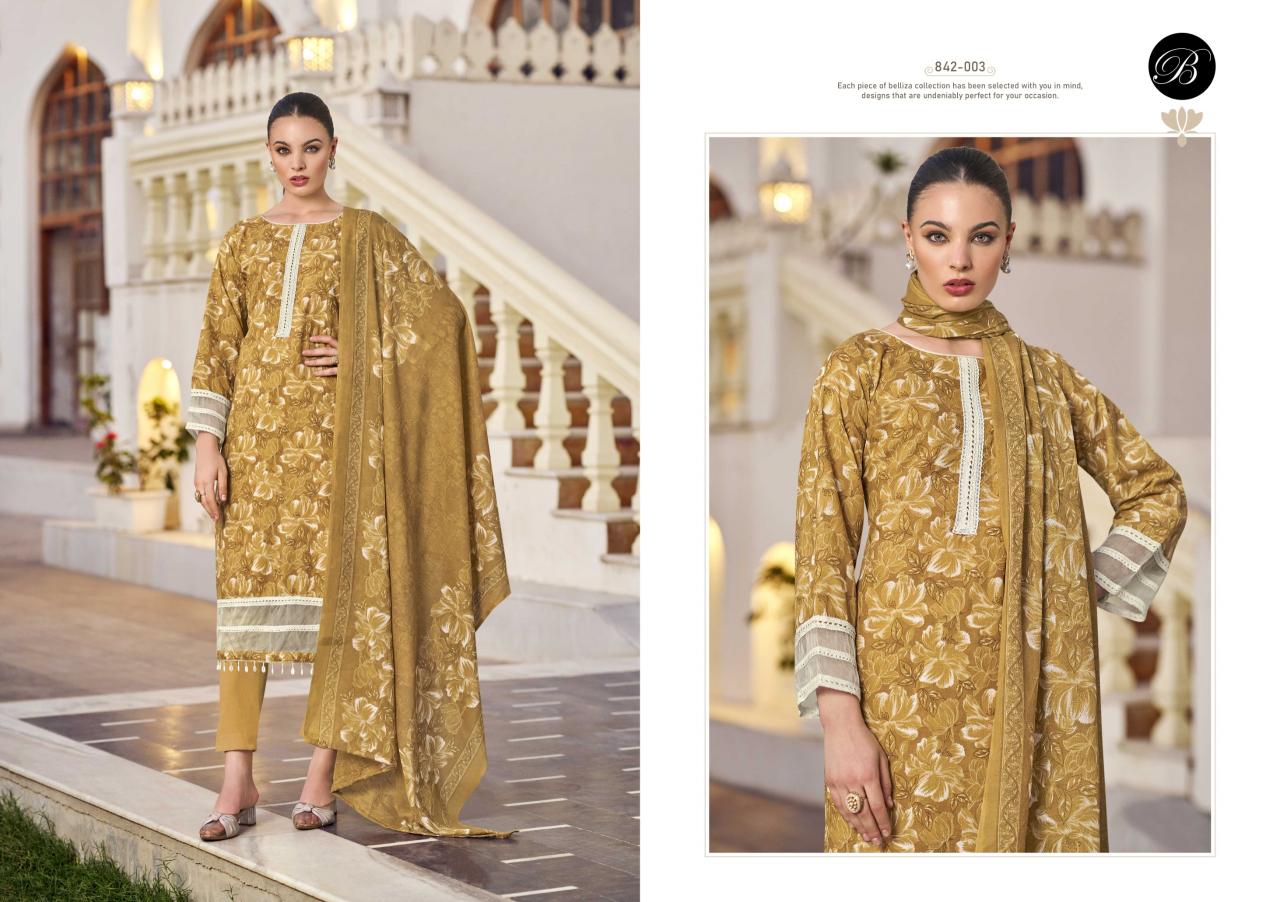 Belliza Flamingo Vol 2 Catalog cotton dress material wholesale market in surat