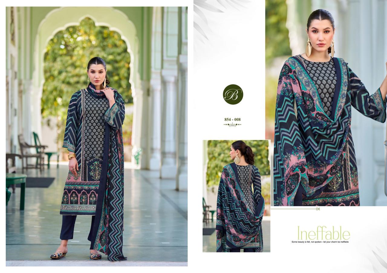 Belliza Haseen Catalog dress materials wholesaler in surat
