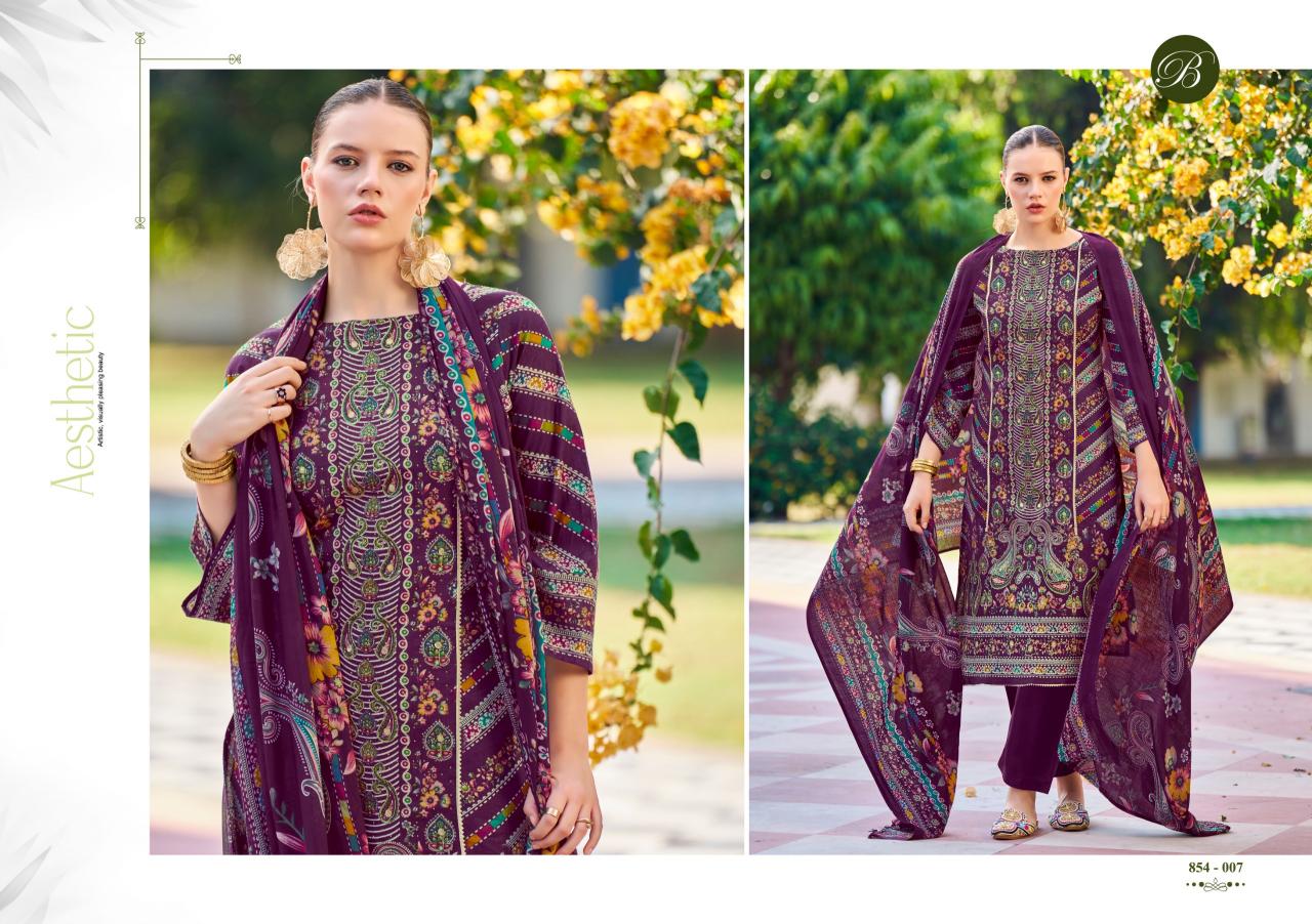 Belliza Haseen Catalog dress materials wholesaler in surat