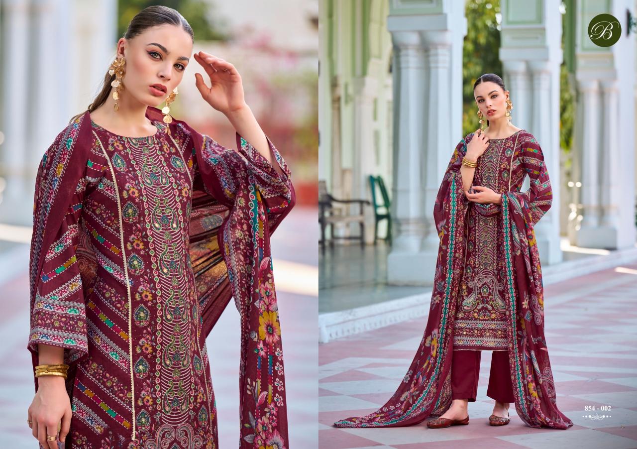 Belliza Haseen Catalog dress materials wholesaler in surat