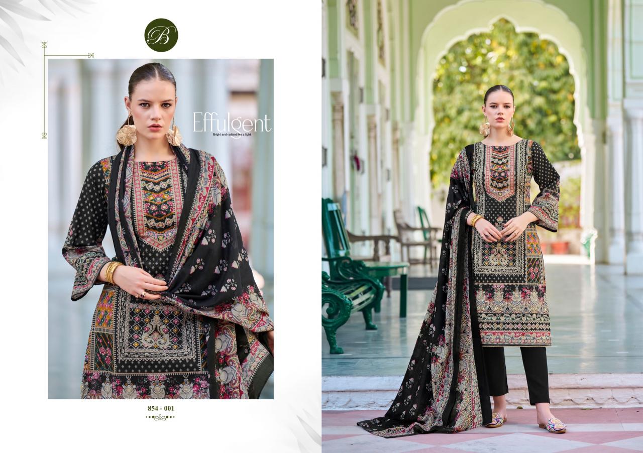 Belliza Haseen Catalog dress materials wholesaler in surat