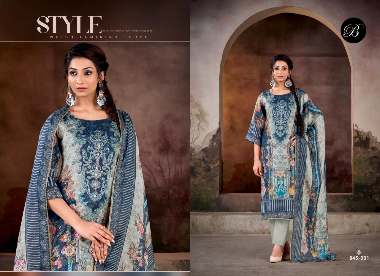 BelliZa Kanika vol 3 catalog ladies dress materials wholesale bazaar