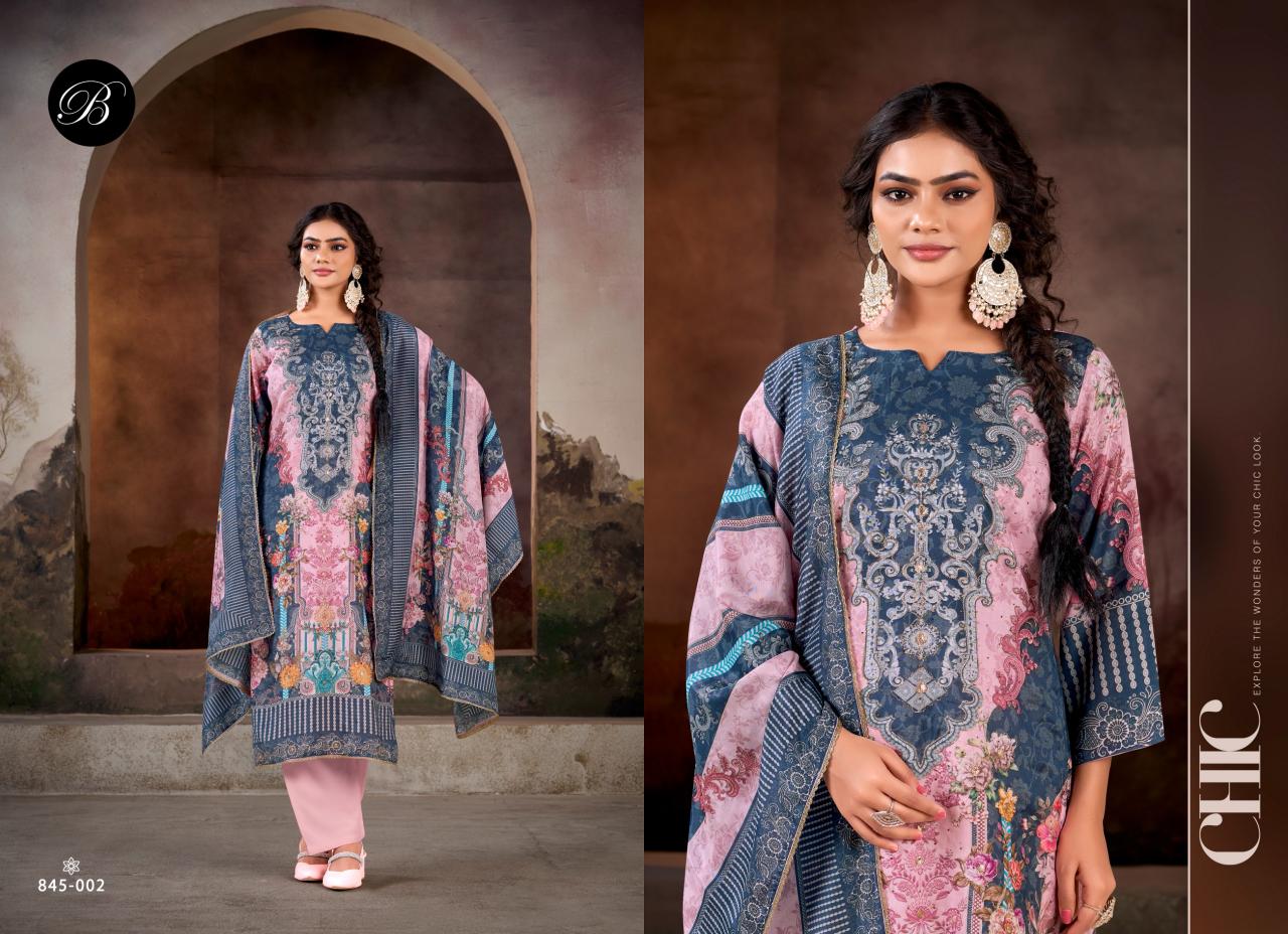 BelliZa Kanika vol 3 catalog ladies dress materials wholesale bazaar