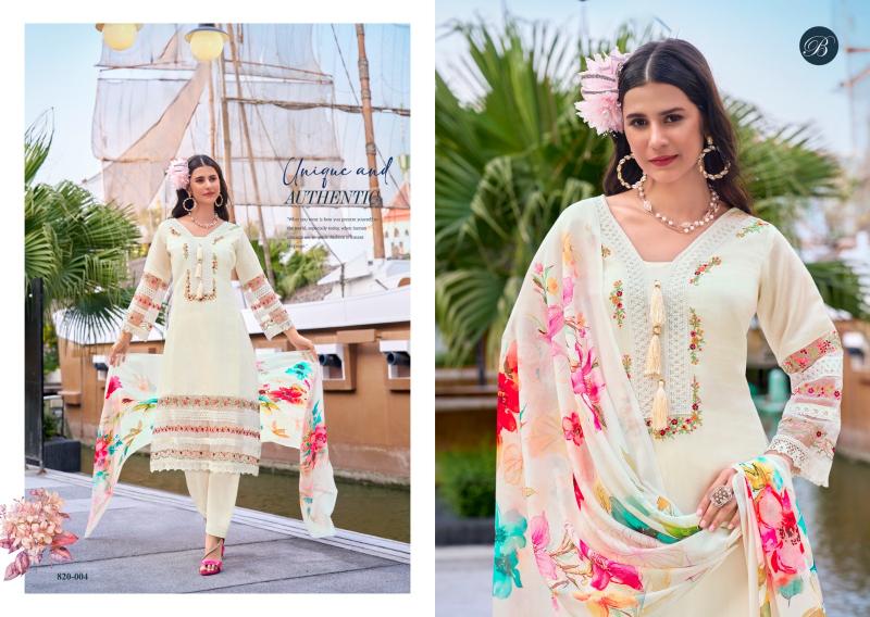 Belliza Majestic Catalog dress suit material surat