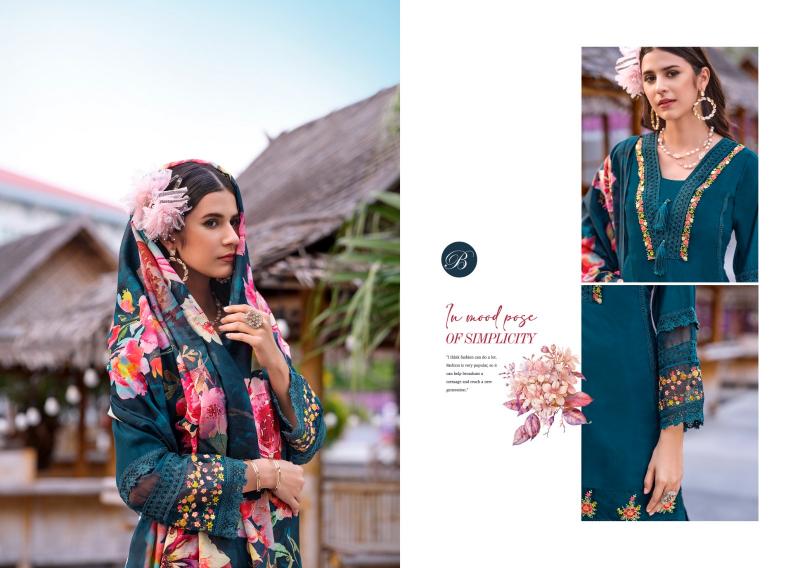 Belliza Majestic Catalog dress suit material surat